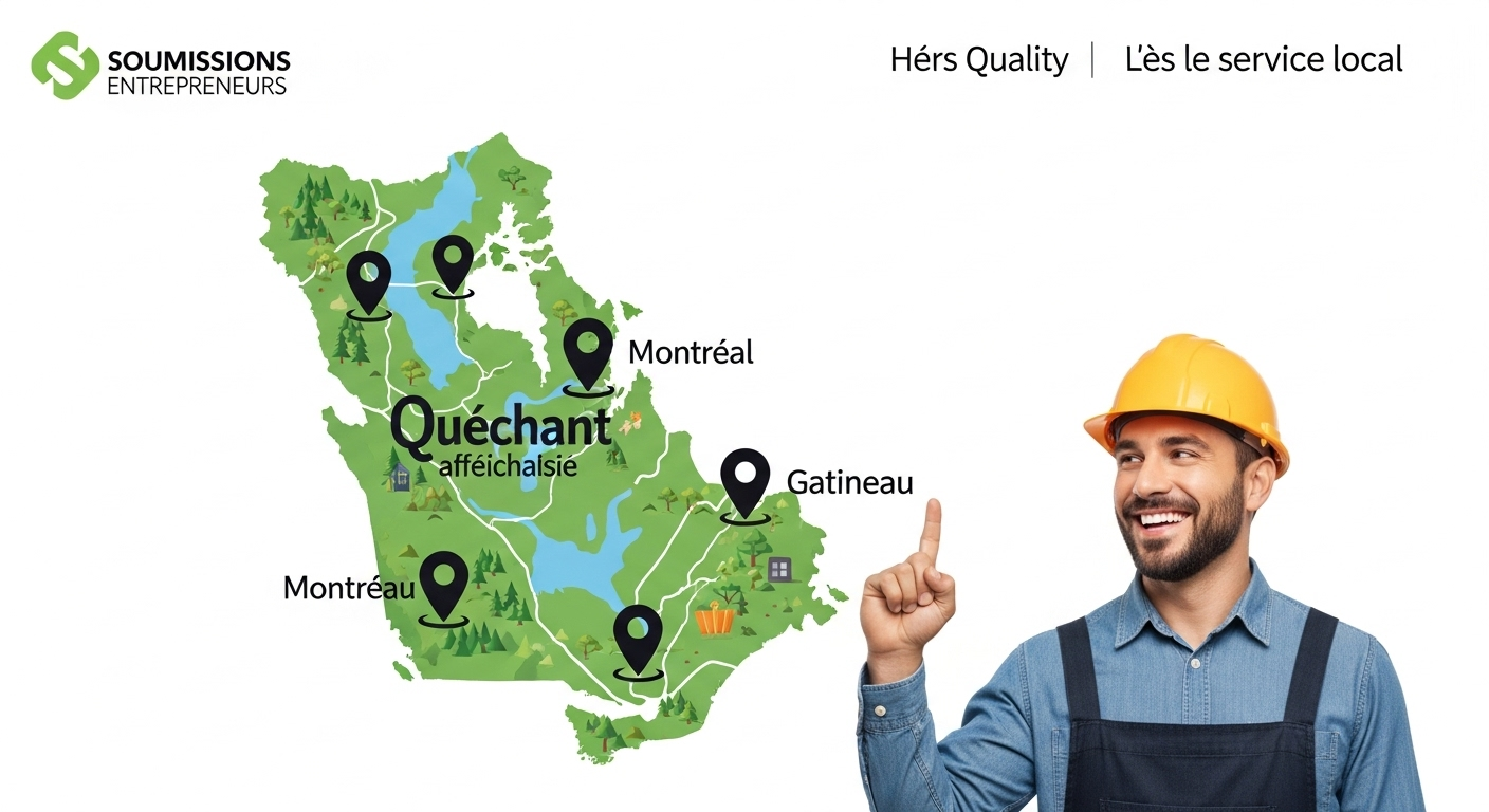 Trouvez votre entrepreneur local partout au Québec